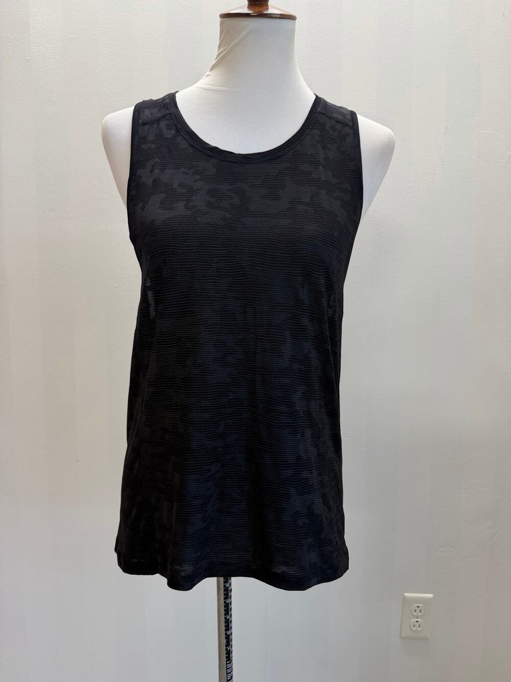 Lululemon Run For Days Tank Black Camo Racerback Running Top